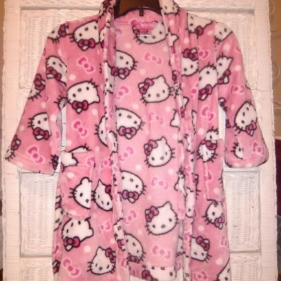 Girls Hello Kitty Robe - Picture 2 of 4